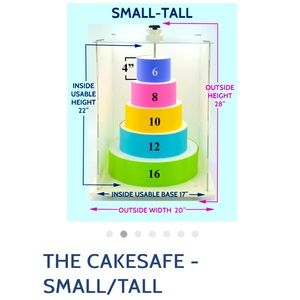 CakeSafe Small/Tall 5 tier